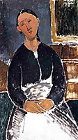 Serving Woman (also known as La Fantesca), 1915, modigliani