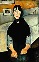 Young Woman of the People, 1918, modigliani