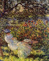 Alice Hoschede in the Garden, 1881, monet