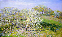 Apple Trees in Bloom, 1873, monet