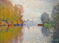 Autumn on the Seine at Argenteuil, 1873, monet