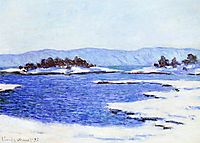 The Banks of the Fjord at Christiania, 1895, monet