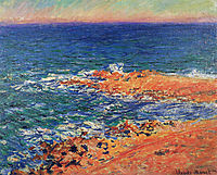 The Big Blue Sea in Antibes, 1888, monet