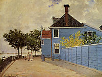 The Blue House at Zaandam, 1871, monet