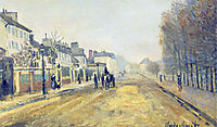 The Boulevard Heloise in Argenteuil, 1872, monet