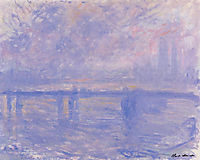 Charing Cross Bridge 09, 1901, monet