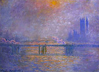 Charing Cross Bridge, The Thames 02, 1903, monet
