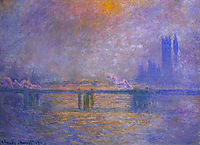 Charing Cross Bridge, The Thames 02, 1903, monet