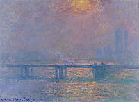 Charing Cross Bridge, The Thames, 1903, monet