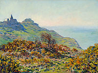 The Church at Varengeville and the Gorge of Les Moutiers, 1882, monet