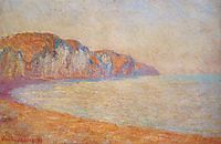 Cliff at Pourville in the Morning, 1897, monet