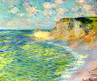 Cliffs at Amont, 1885, monet