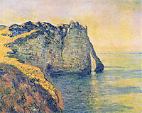 Cliffs of the Porte d-Aval, 1885, monet