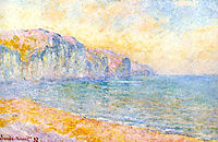 Cliffs at Pourville, Morning, 1897, monet