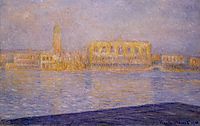 The Doges- Palace Seen from San Giorgio Maggiore 2, 1908, monet