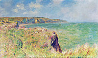 Edge of the Cliff at Pourville, 1882, monet