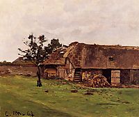 Farm near Honfleur, 1864, monet
