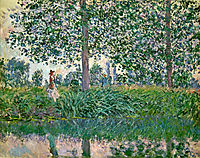 Fishing on the River Epte, 1887, monet