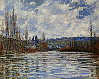 Flood of the Seine at Vetheuil, 1881, monet