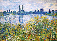 Flowers on the Banks of Seine near Vetheuil, 1880, monet