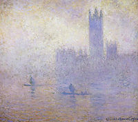 Houses of Parliament, Fog Effect, 1901, monet