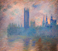Houses of Parliament, Westminster, 1901, monet