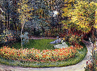 In the Garden, 1875, monet