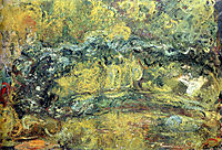 The Japanis Bridge (Footbridge over the Water-Lily Pond), 1924, monet
