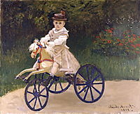 Jean Monet on his hobby horse, 1872, monet