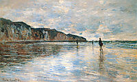 Low Tide at Pourville, 1882, monet