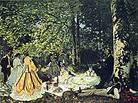 Lunch on the Grass, 1865, monet