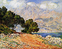 Meton Seen from Cap Martin, 1884, monet