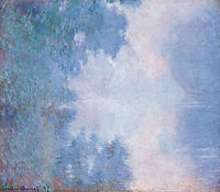 Morning on the Seine, Mist, 1897, monet