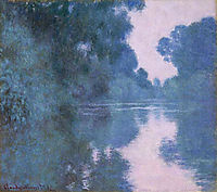 Morning on the Seine near Giverny 02, 1897, monet