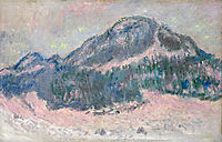 Mount Kolsaas, Rose Reflection, 1895, monet