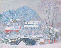 Norway, Sandviken Village in the Snow, 1895, monet
