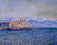 The Old Fort at Antibes , monet