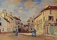 The Old Rue de la Chaussee, Argenteuil, 1872, monet