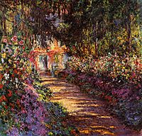 Pathway in Monet-s Garden at Giverny, 1902, monet