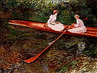 The Pink Skiff, 1890, monet
