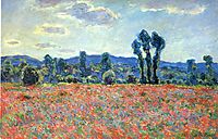 Poppy Field in Giverny, 1890, monet