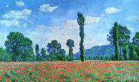 Poppy Field in Giverny, 1890, monet