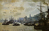 The Port of London, 1871, monet