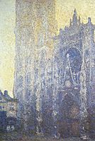 The Portal, Morning Effect Facade and Tour d-Albanel, 1892-1894, monet