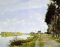 The Promenade at Argenteuil, 1872, monet