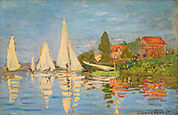Regatta at Argenteuil, 1872, monet