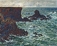 Rocks at Port Coton, the Lion Rock, 1886, monet