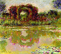 Rose Arches at Giverny, 1913, monet
