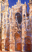 Rouen Cathedral, the Portal in the Sun, 1894, monet