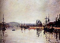 The Seine Below Rouen, monet